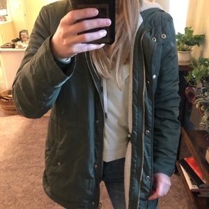 Forever 21 shiny raincoat